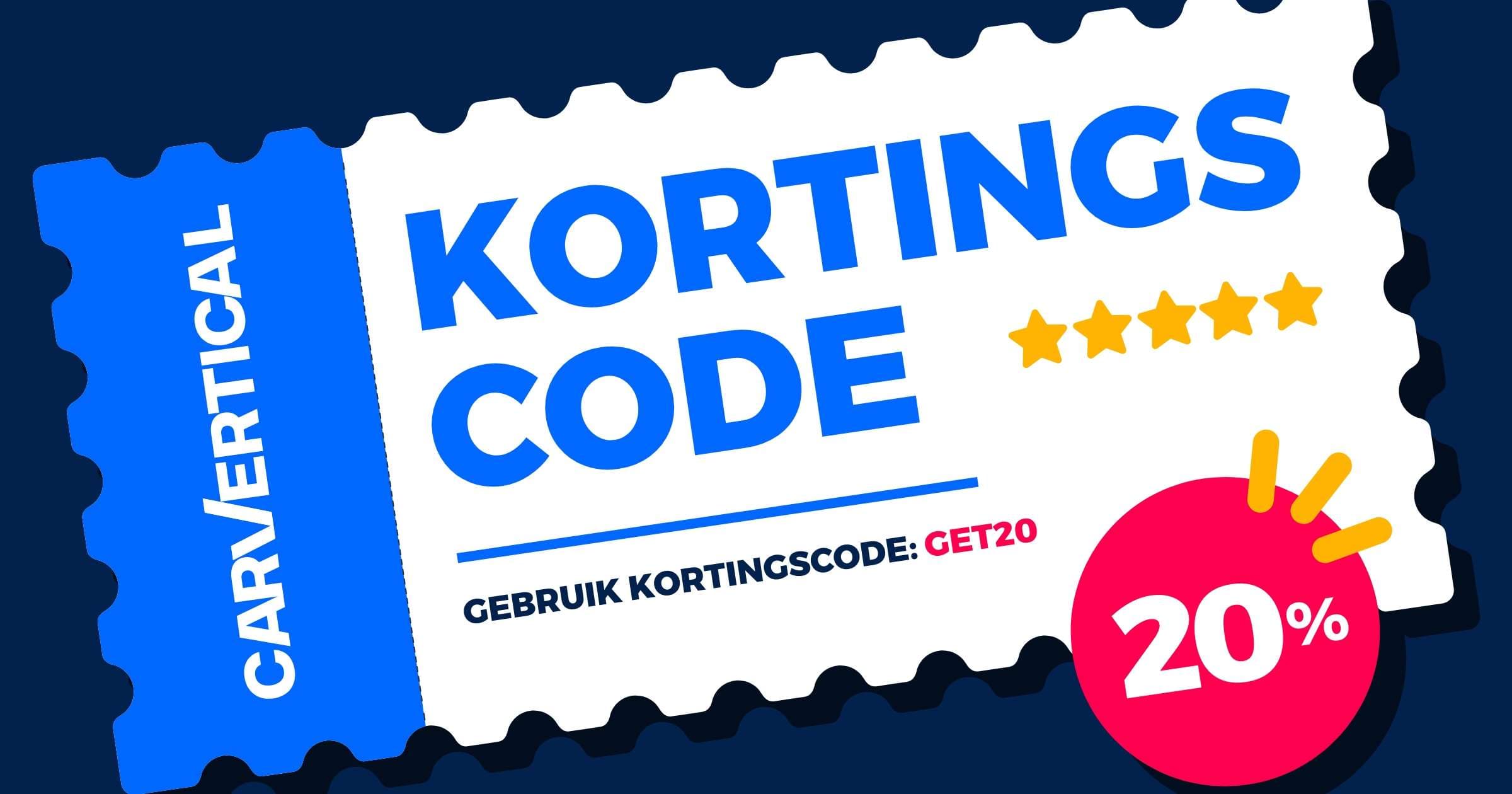 carVertical kortingscode: toepassing en voorwaarden
